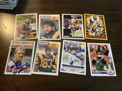 Los Angeles Rams 22 Card Autograph Lot 1980s-present See Photos