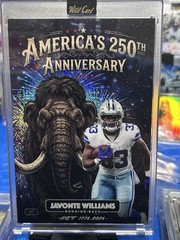 Javonte Williams 1/1 Americas 250th Anniversary Mammoth