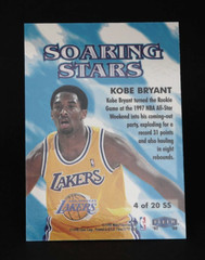 1997-98 Fleer – Soaring Stars Kobe Bryant #4/20 SS – MINT – INSERT 1:2 Packs