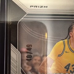 Cameron Carr 2025-26 Panini Prizm Blue Ice Prizm /49
