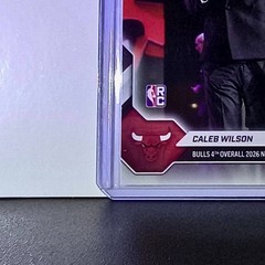 Caleb Wilson Rookie 2026-27 Topps NBA Draft Night #CWIL Card Bulls PreSale
