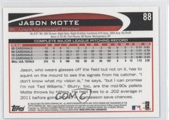 2012 Topps Chrome Jason Motte #88 9b3