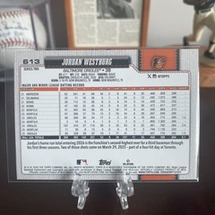 2026 Topps Series 2 – Jordan Westburg #613 Crackle Foil Baltimore Orioles