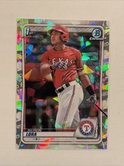 2020 Bowman Chrome Atomic Refractor BAYRON LORA Rangers #BCP-52