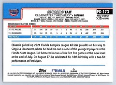 EDUARDO TAIT THRESHERS 2025 TOPPS PRO DEBUT #PD-173