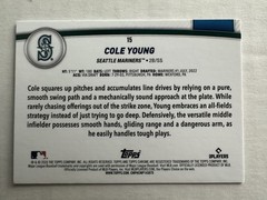 2026 Topps Series 2 Flagship – Cole Young #15 (RC) Chrome Refractor Seattle