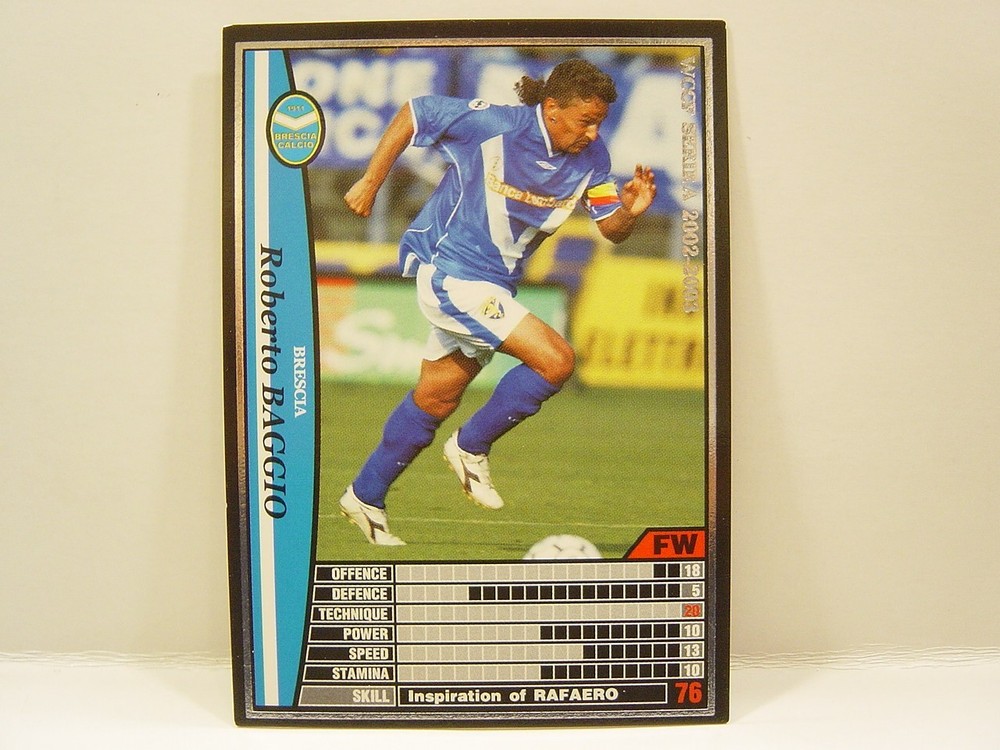 Panini WCCF 2002-03 Roberto Baggio 1967 Italy　No.10 Brescia Calcio Serie A #045