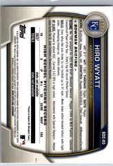 2023 Bowman Draft #BDC-80 Hiro Wyatt Chrome Sparkle Refractor
