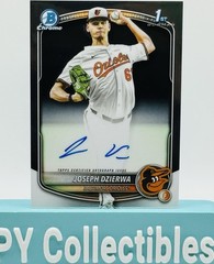 2025 Bowman Chrome Joseph Dzierwa 1st On Card Auto #CPA-JD Orioles
