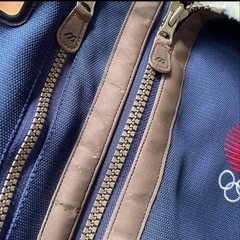 Nagano Olympics National Team Official Bore Jacket Blue Mens L size Japan