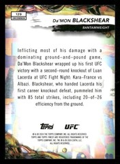 2024 Topps Finest UFC #129 Da&rsquo;Mon Blackshear Gold Shimmer Refractor #26/39