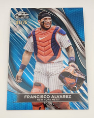 Francisco Alvarez 2024 Topps Chrome Black – Blue Lava Refractor /75 #2