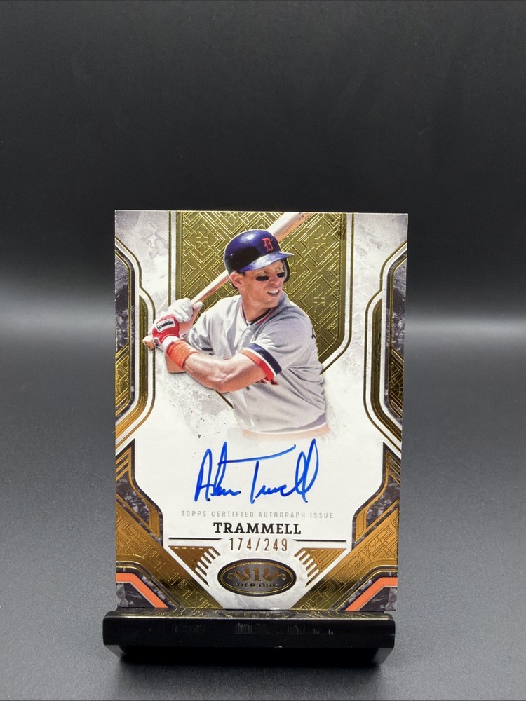 2025 Topps Tier One Prime Performers Autographs Alan Trammell /249 Tigers PPA-AT