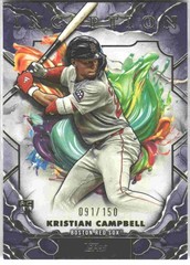 2025 Topps Inception – Kristian Campbell #36 Purple RC #/150