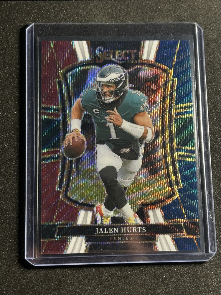 2025 Panini Select – Premier Level Jalen Hurts #190 Tri-Color Prizm /299