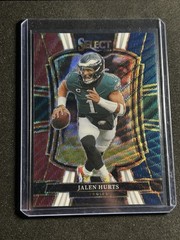 2025 Panini Select – Premier Level Jalen Hurts #190 Tri-Color Prizm /299