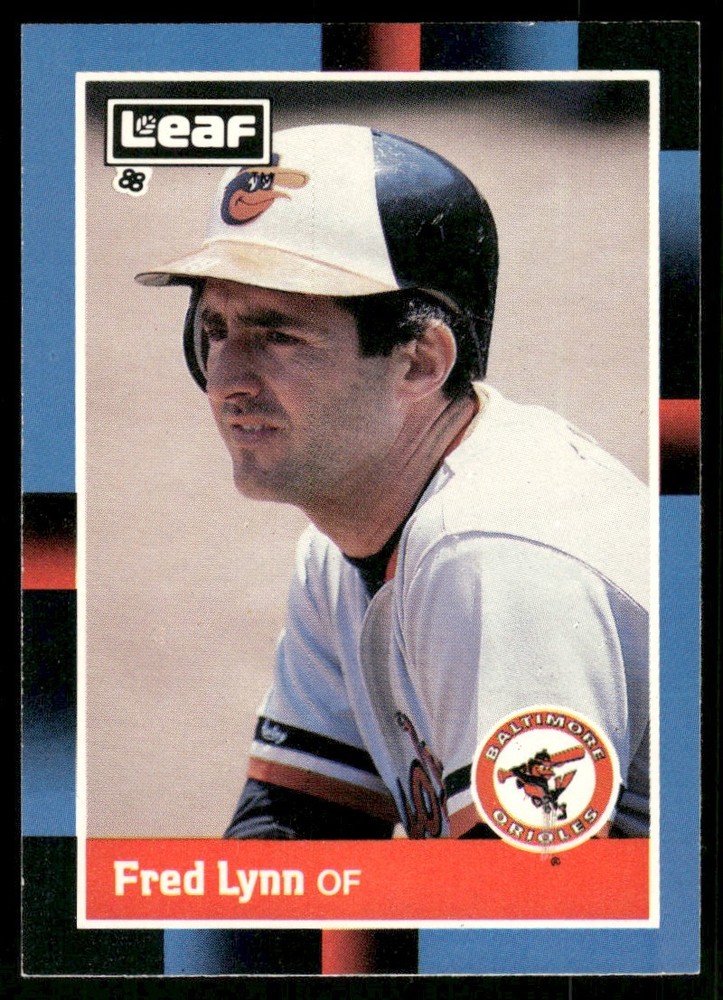 1988 Leaf Fred Lynn Baltimore Orioles #163