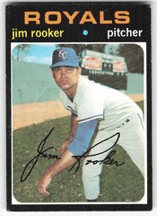 1971 Topps #730 Jim Rooker BASEBALL Kansas City Royals