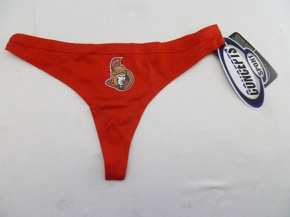 NEW Women&rsquo;s NHL Licensed Concepts Sport Ottawa Senators Thong-Small, Red