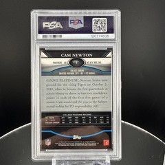 2011 Topps Platinum #1 Cam Newton RC X-Factor Rookie Card PSA 9