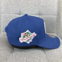 Los Angeles Dodgers Hat Cap Snap Back Mens One Size Blue MLB Mitchell & Ness