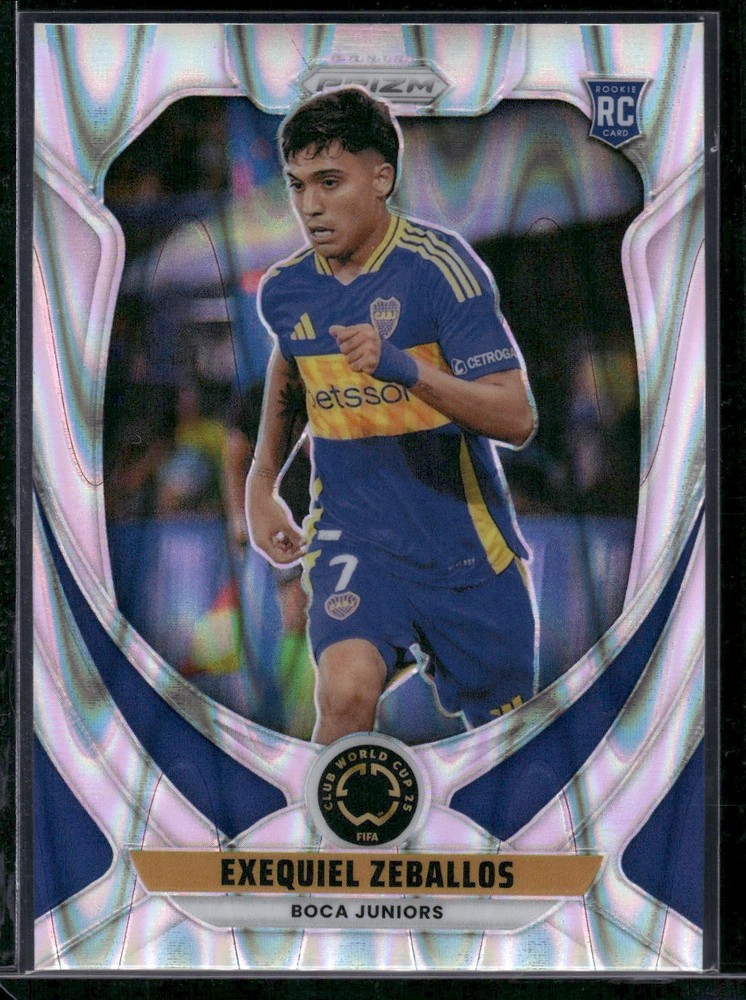2025 Panini Prizm FIFA Club World Cup #38 Exequiel Zeballos Seismic Prizms