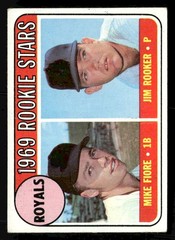 1969 Topps #376 Royals 1969 Rookie Stars (Mike Fiore / Jim Rooker) RS, RC