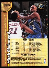 1998-99 Finest #223 Mitch Richmond No-Protector Refractors