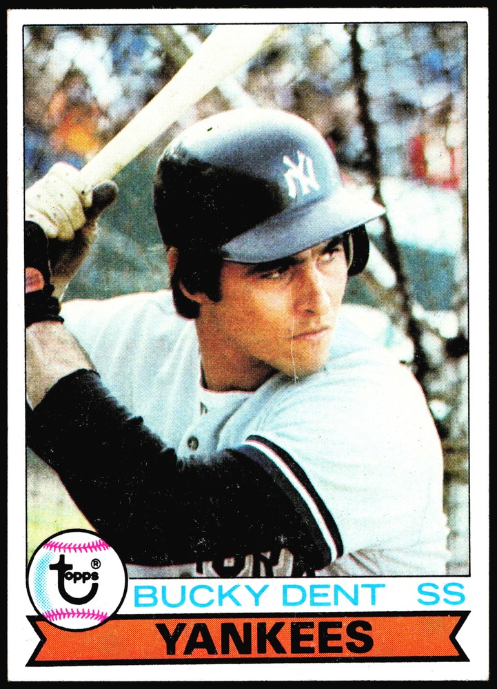 1979 Topps #485 Bucky Dent New York Yankees Baseball Card SP1-903