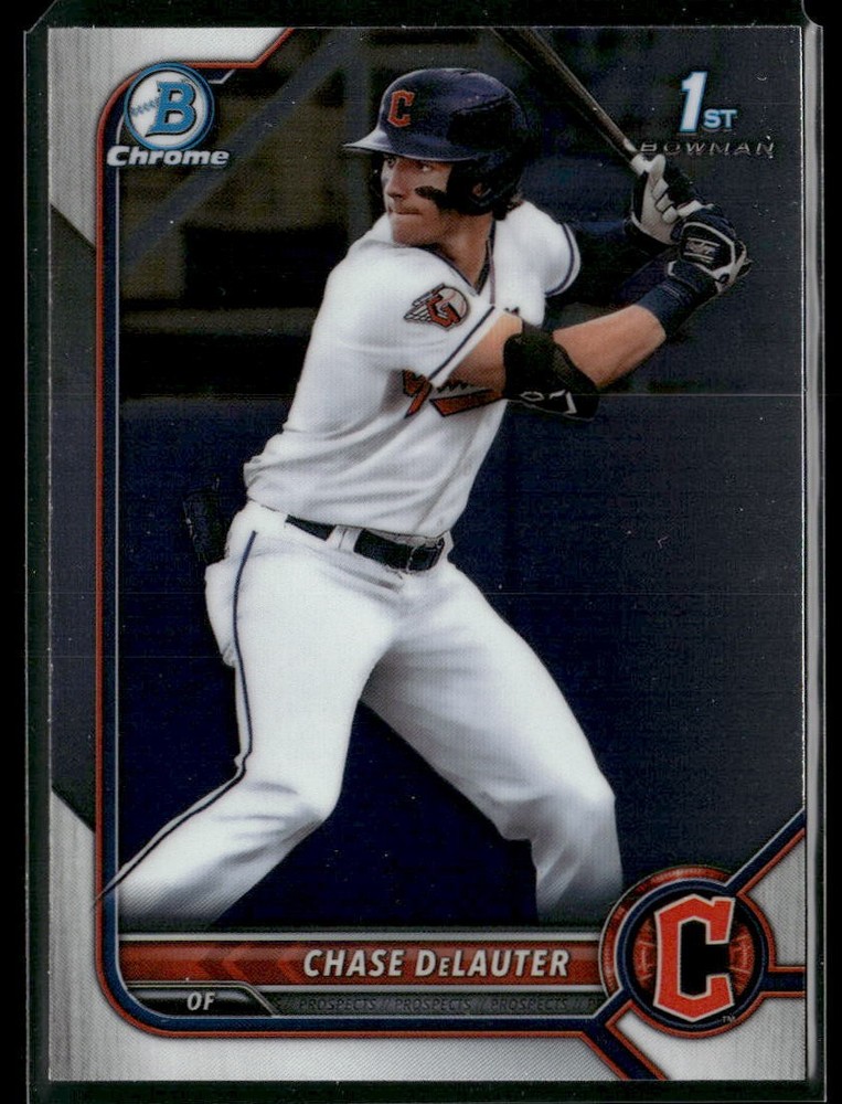 2022 Bowman Draft #BDC-49 Chase DeLauter Chrome