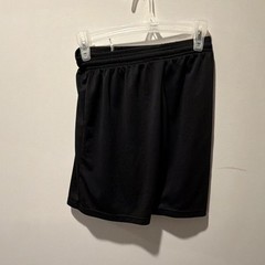 Corinthians Paulista Soccer Shorts Black w/ Embroidered Club Crest