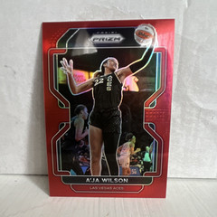 Panini 2022 Prizm WNBA A&rsquo;ja Wilson #39 Red Prizm /199 Las Vegas Aces