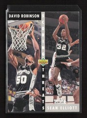 1992-93 Upper Deck #505 David Robinson / Sean Elliott ST San Antonio Spurs