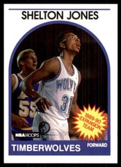 1989-90 Hoops Shelton Jones Minnesota Timberwolves #306