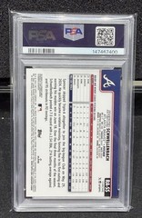 2025 Topps Chrome – Rookie Auto Spencer Schwellenbach Purple Speckle /299 PSA 9