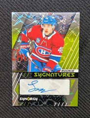 2024-25 UD Synergy Lane Hutson Rookie Sygnatures Auto!