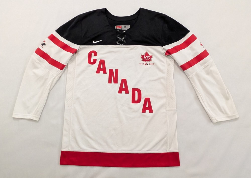 Nike Team Canada Hockey Jersey 100 Year Anniversary 1914-2014 IIHF Men&rsquo;s Medium