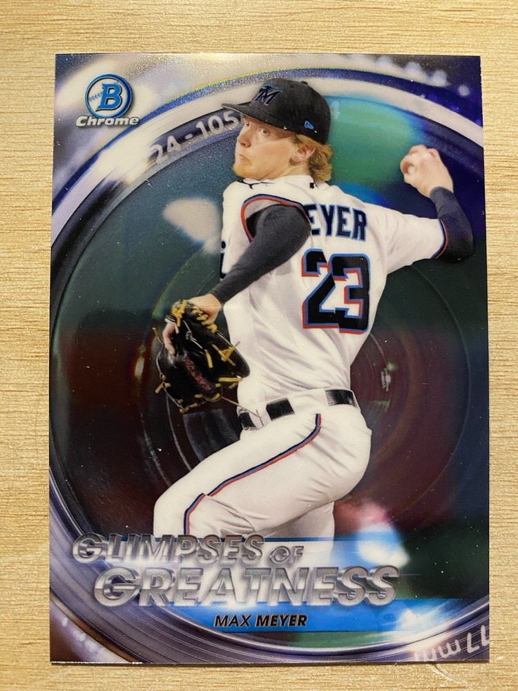 2020 Bowman Chrome – Glimpses of Greatness Insert #GOG-MM Max Meyer