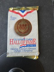 1992 U.S. OLYMPIC CARDS HALL OF FAME PACK – SEALED- 15 CARDS – 5 PACKS