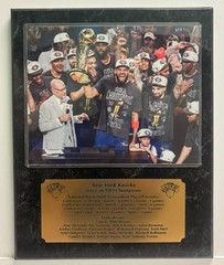 New York Knicks 2025 202 NBA Champions 8×10 Photo Plaque with engraved nameplate