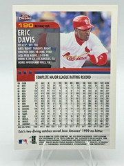 2000 Topps Chrome Refractor Eric Davis