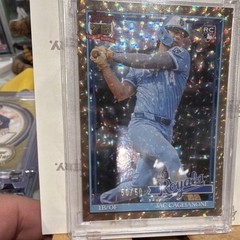 Topps 2026 series 2 91 throwback gold crackle foil Jac Caglionone 50/50 RC