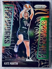 2025 WNBA Select Prizm Fireworks Green 🟢 KATE MARTIN #10 VALKYRIES 🏀