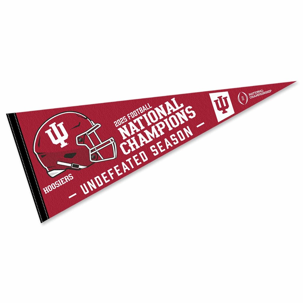 Indiana Hoosiers 12 in X 30 in Undefeated Season and 2025 National Champions