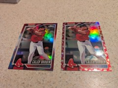 Caleb Durbin 2026 Topps Chrome Red, White, Blue & Red Baseball. Clean