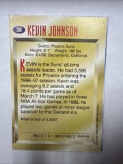 KEVIN JOHNSON Phoenix Suns #580 NBA Sports Illustrated for Kids SI For Kids