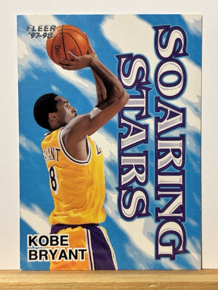 Fleer Soaring Stars Kobe Bryant Lakers 1997-98 Basketball Card #4 SS