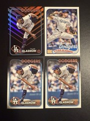 2024 Topps Update Tyler Glasnow Holiday Foil + 1989 #89US-1 + (2) Update Base