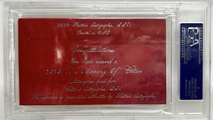 Willie Crawford Baseball Outfielder Historic Autograph PSA Authenticated 2010