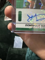 2025 Panini Prizm Dominique Malonga #TB-DM Green Pulsar RC Auto /25